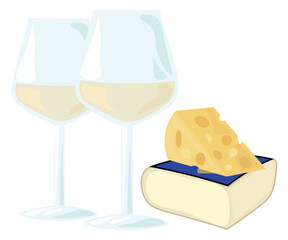 wine and cheese 
