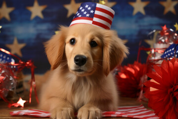 Happy 4th of July Dog