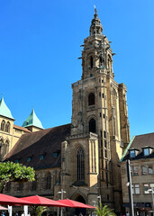 Fototapeta na wymiar the Kilians church in Heilbronn
