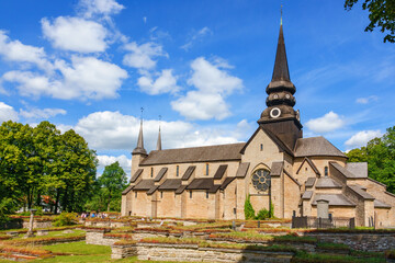 Fototapeta na wymiar View at Varnhem abbey in Sweden