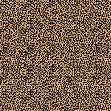 Vector illustration. Seamless pattern. Leopard print.