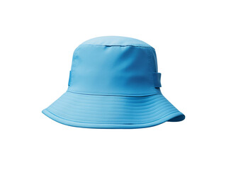 Blue bucket hat isolated on transparent or white background, png - obrazy, fototapety, plakaty