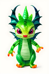 Obraz premium foodmade style dragon, generative ai