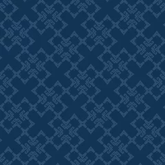 Nathloses Retro Muster - Textur in blau mit Kreuzen Buchstabe a © tobiasott