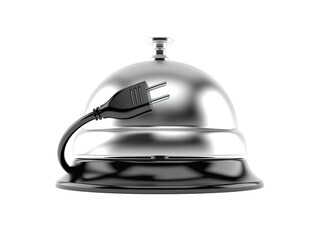Hotel bell with electric plug - 616701924