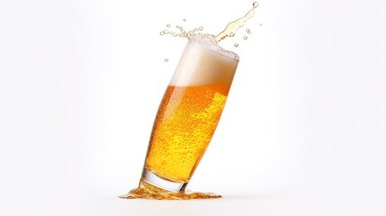 Beer festival glasses filled with cool, delicious beer illustrations.AI generated.