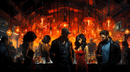 Fototapeta premium Night Out 3