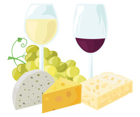 wine and cheese 