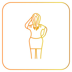 Obraz premium woman icon