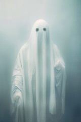 Sighting of a spooky white ghost