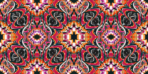 seamless ethnic pattern design.Geometric ethnic oriental ikat pattern traditional Design.Geometric ethnic oriental pattern traditional Design for background,carpet,clothing,wrapping,fabric,embroidery