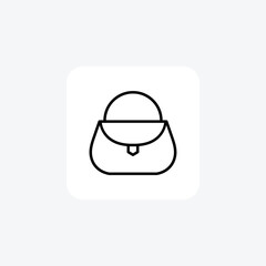 Chic Flat Icon for Women's Shopping