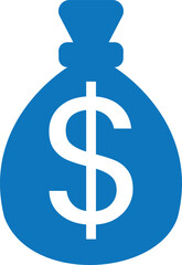 bag with dollar symbol