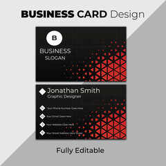 Luxury business card design which is fully editable