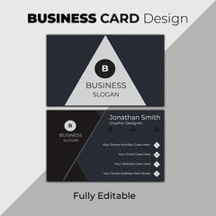 Luxury business card design which is fully editable