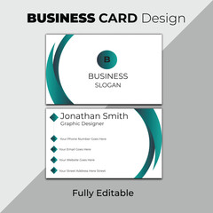 Luxury business card design which is fully editable