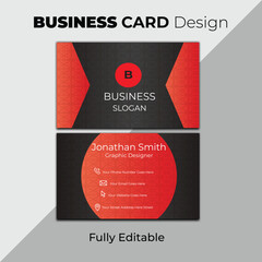 Luxury business card design which is fully editable