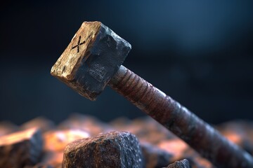 sledgehammer. generated by AI.