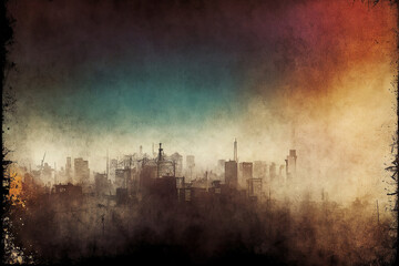 Obraz premium colored grunge dusty texture background