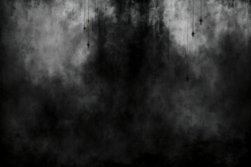 Obraz premium black and white grunge dusty texture background