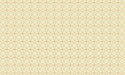Abstract geometric golden deco art hexagon pattern ilustration