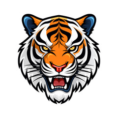 Expressive hand drawn tiger illustration in logo design, showcasing grace and strength. Perfect for brands wanting a touch of wild elegance