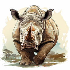 Rhino Illustration