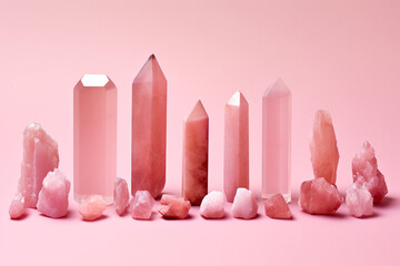 Pink crystals