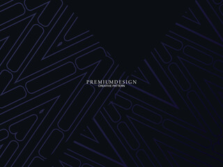 Premium background design with diagonal dark blue stripe pattern. Vector horizontal template for digital lux business banner, contemporary formal invitation, luxury voucher, award certificate.