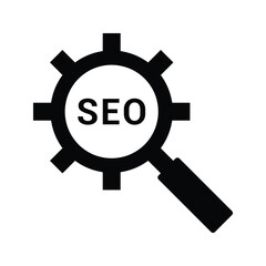 Seo Vector Icon Stock Vector.