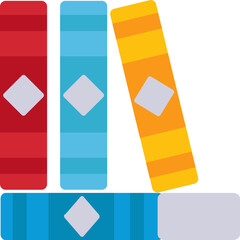 books school elements illustration