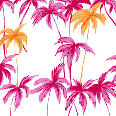 Hawaian and floral beach abstract pattern suitable for textile and printing needs