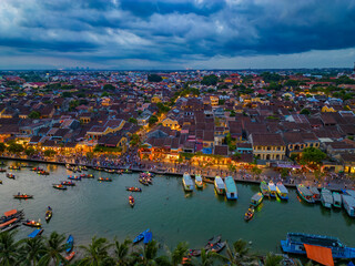 Hoi An ancient town which is a very famous destination for tourists.	
