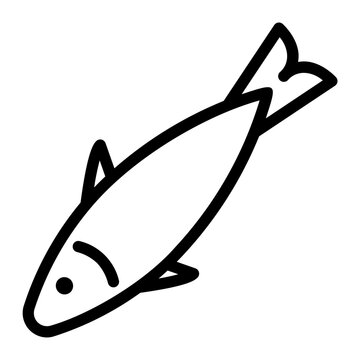 recommend clip art: sardine line icon