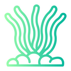 algae gradient icon