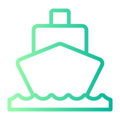 cruise gradient icon