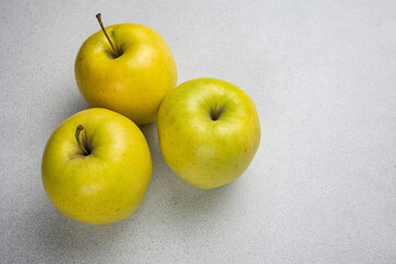 Delicious apples from the farm. Close up