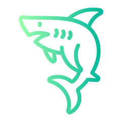shark gradient icon