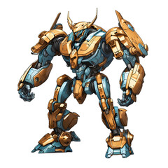 robot cyborg soldier, anime mecha battle suit	
