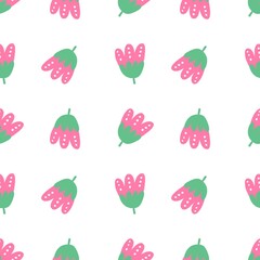 seamless pattern with flowers