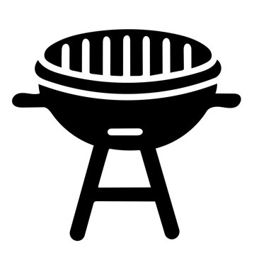 recommend clip art: Portable grill camping vacation silhouette 