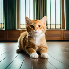 cat on the window sill