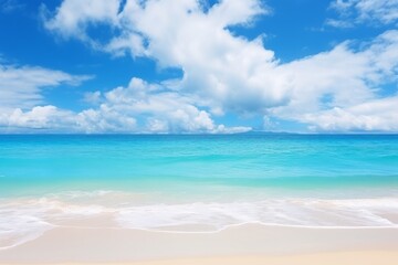 Fototapeta premium Maldives Perfect tropical beach with white sand, turquoise ocean, and palm tree, Generative AI