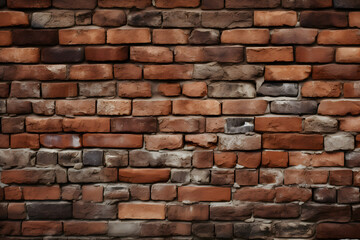 Fototapeta premium Brickwall background wallpaper with red bricks 