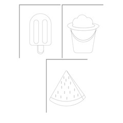 Summer Coloring Pages