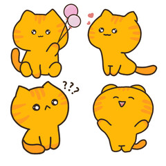 set of cats, meow, kitty, cat, animal, pet, zoo