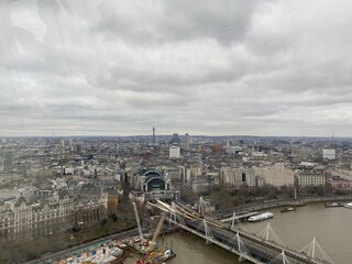 Obraz premium view above london