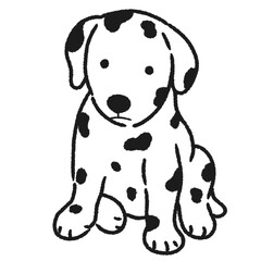dog, animal, dalmatian, pet, puppy, cartoon, cute, white, isolated, canine, vector, illustration, animals, mammal, black, pets, funny, domestic, art, brown
