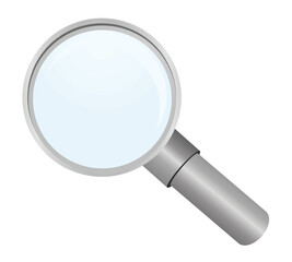Magnifying glass. search concept. vector illustration