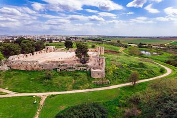 Fototapeta na wymiar The Tel Afek fortress